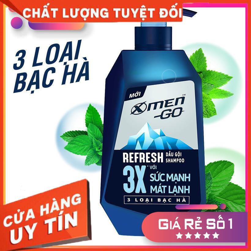 [Click Vào Nhé] Sale sốc combo 30 gói dầu gội, sữa tắm, sữa rửa mặt xmen go refresh