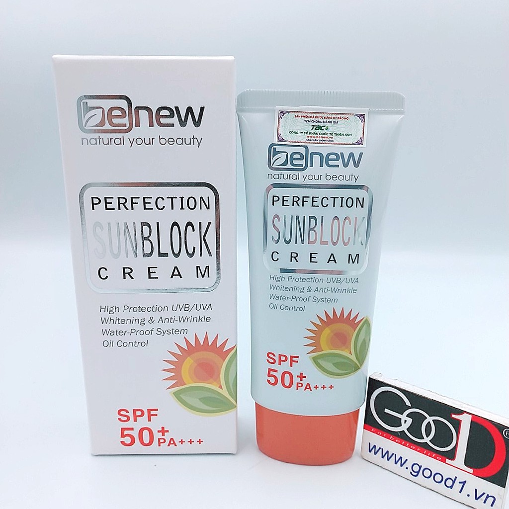 Kem Chống Nắng Benew Perfection Sunblock Cream