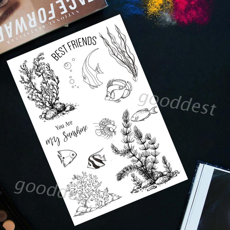 Con Dấu Silicon Trong Suốt Họa Tiết Xinh Xắn Dùng Để Trang Trí Thiệp