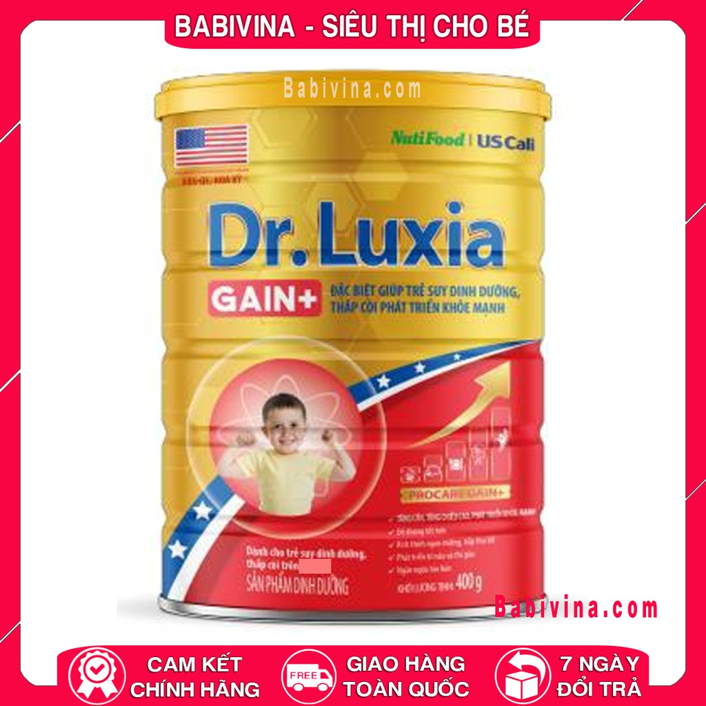 Sữa Dr.LUXIA GROW PEDIA GAIN+ 900G | Bé Tăng Cân Cao Lớn | Sỉ Lẻ Rẻ Vô Địch | Chính Hãng Date Mới Nhất | BABIVINA