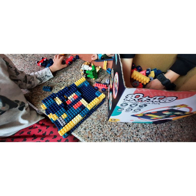 Hộp Lego 520 Chi Tiết Xếp Hình Sáng Tạo Cho Bé Phát Triển Trí Tuệ