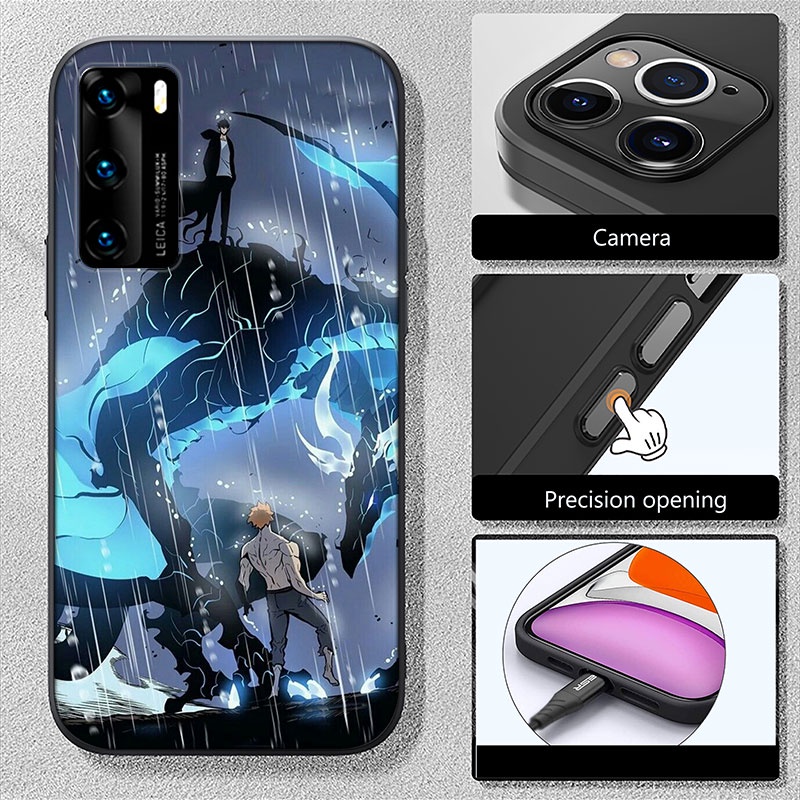Ốp Điện Thoại In Hình Anime Solo Leveling BN11 Cho Realme C2 C3 C11 C12 C15 C17 C20 C21 C25