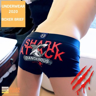 New 2020 Quần Đùi Sịp Boxer Brief Nam Lót đáy Viscose Thông Hơi Thắt Lưng Thun Cao Cấp ZK AC0652  - Hàng Nội Địa Trung