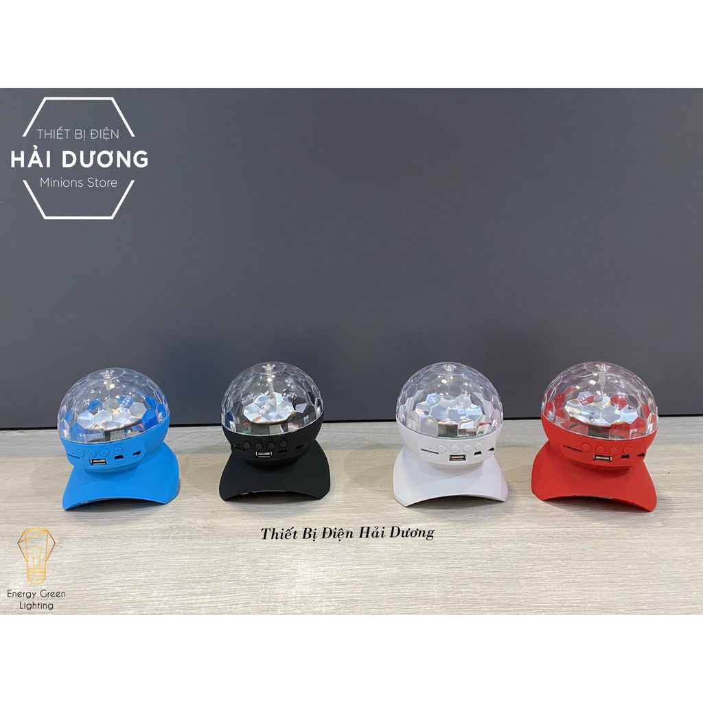 Đèn Sân Khấu Mini L-740 6 Màu Sắc Tích Điện Có Kèm Dây Sạc Tích Hợp Dây Loa , Có Dùng Thẻ Nhớ , USB , Bluetooth