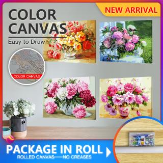 Tranh vải canvas họa tiết hoa độc đáo đẹp mắt
