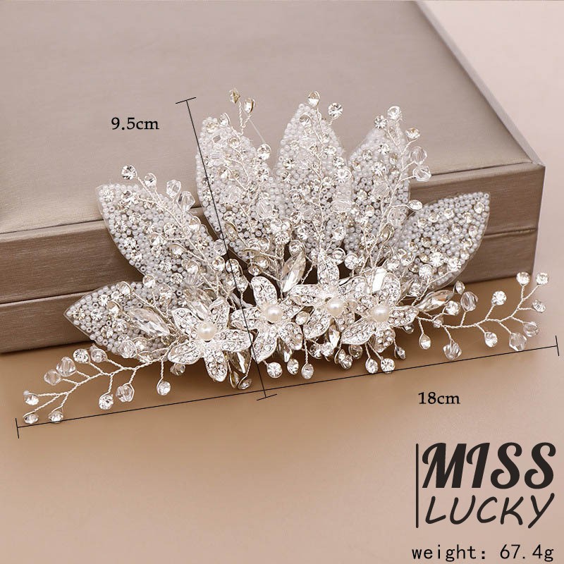 Lược cài tóc kiểu dáng thời trang thanh tú cho cô dâu