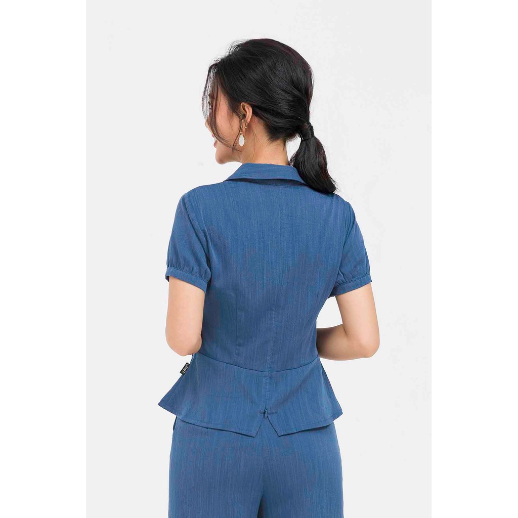 Áo peplum, nẹp chéo LAMER GBH002 L61B21H021 (nhiều màu)