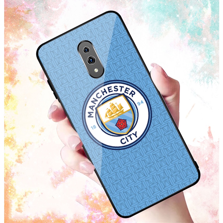 Ốp Lưng OPPO K3, REALME X mặt kính cường lực cao cấp In hình Câu Lạc Bộ Bóng Đá