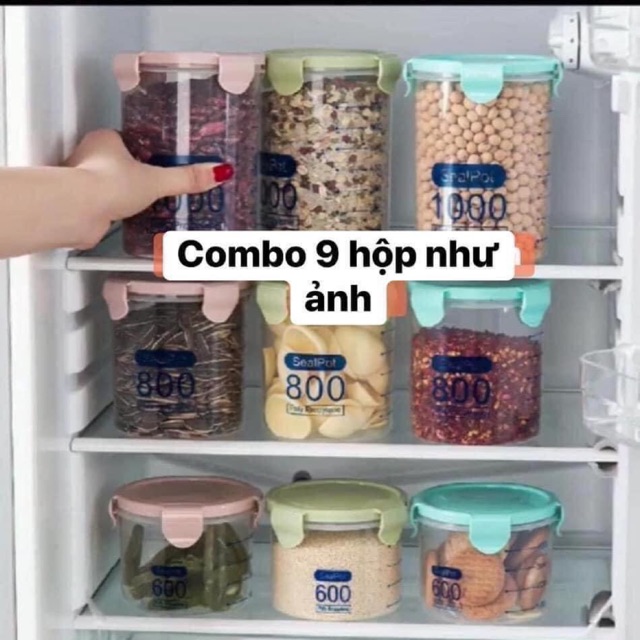 Set hộp đựng thức ăn 9 món