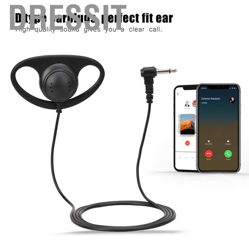 Tai Nghe Treo Vành Tai Giắc 3.5 mm Dùng Cho Mic 2 Chiều