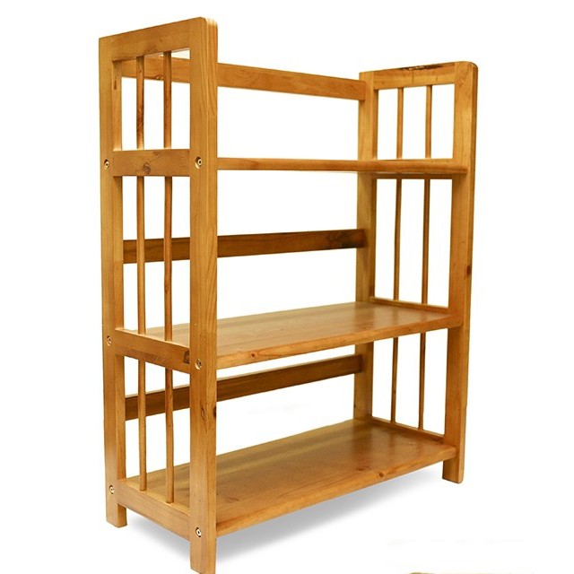 Kệ sách gỗ 3 tầng 60x28x90cm GỖ CAO SU 100%