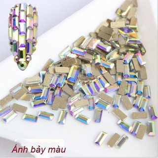 Đá gắn móng, Đá chữ nhật trang trí móng siêu đẹp