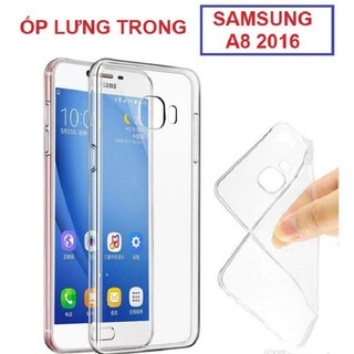 Ốp lưng silicon dẻo trong suốt Samsung Galaxy A8 2016