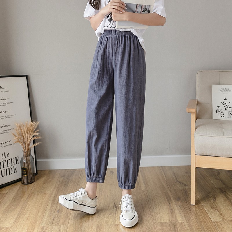 [ HÀNG HOT CHÀO HÈ ] Quần nữ kiểu dáng basic, Đũi xốp tự nhiên, Dầy dặn, Mềm mát - Style Hàn quốc - SIÊU HÓT