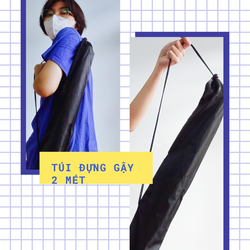 Gậy livestream chụp hình 3 chân chân đứng 2m gấp gọn 70cm hoco.