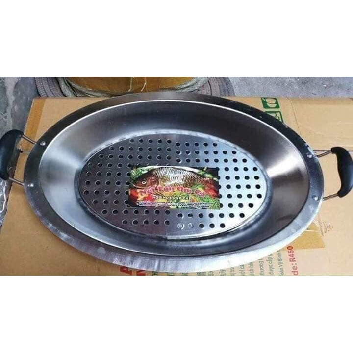 khay cá om dưa inox loại 1