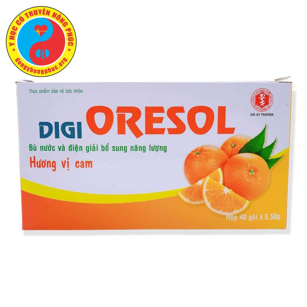 Bù nước và điện giải ORESOL ĐẠI UY vị cam bổ sung năng lượng