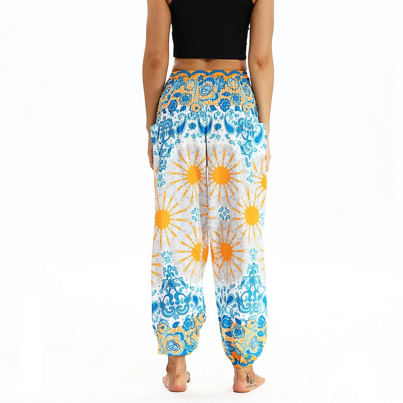 Quần Tập Yoga In Hoa Phong Cách Bohemian Cho Nữ | BigBuy360 - bigbuy360.vn