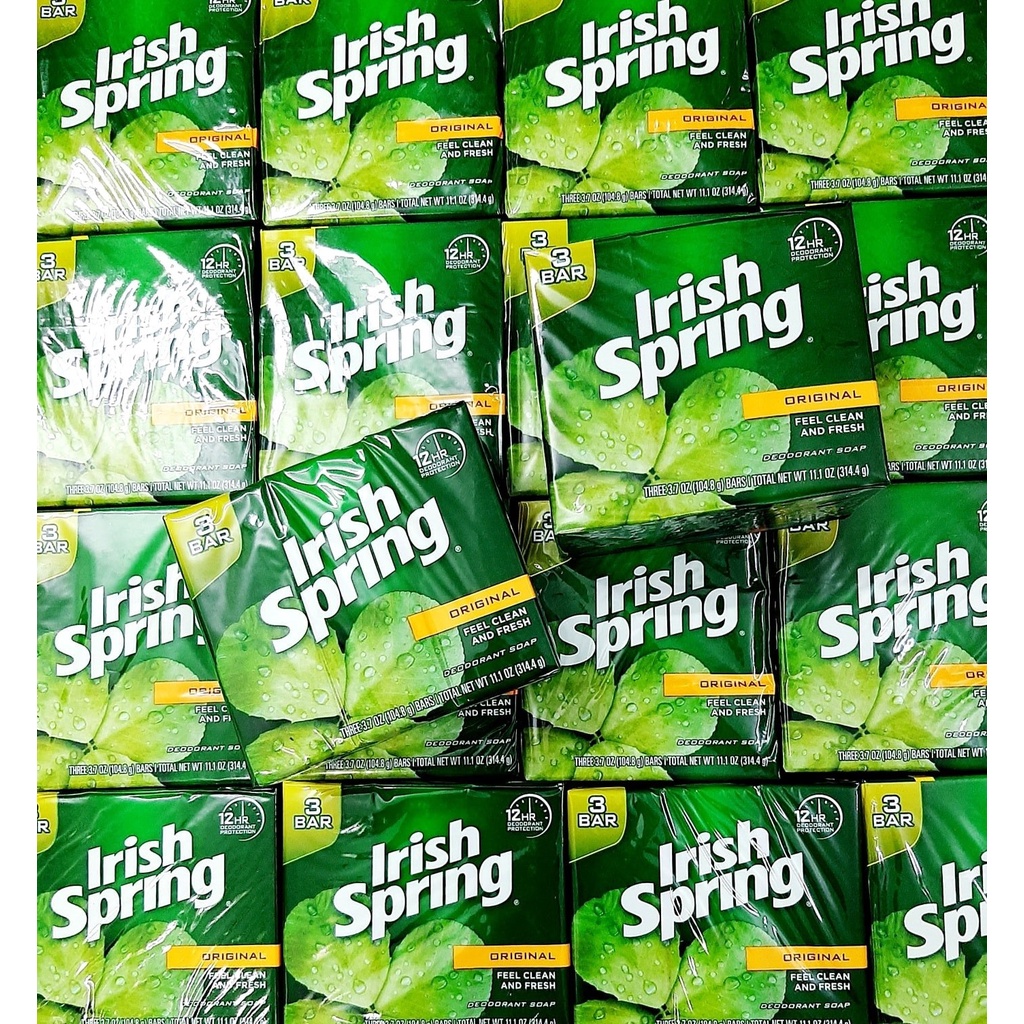 Xà Bông Cục Diệt Khuẩn Irish Spring Deodorant Soap Original 113g | BigBuy360 - bigbuy360.vn