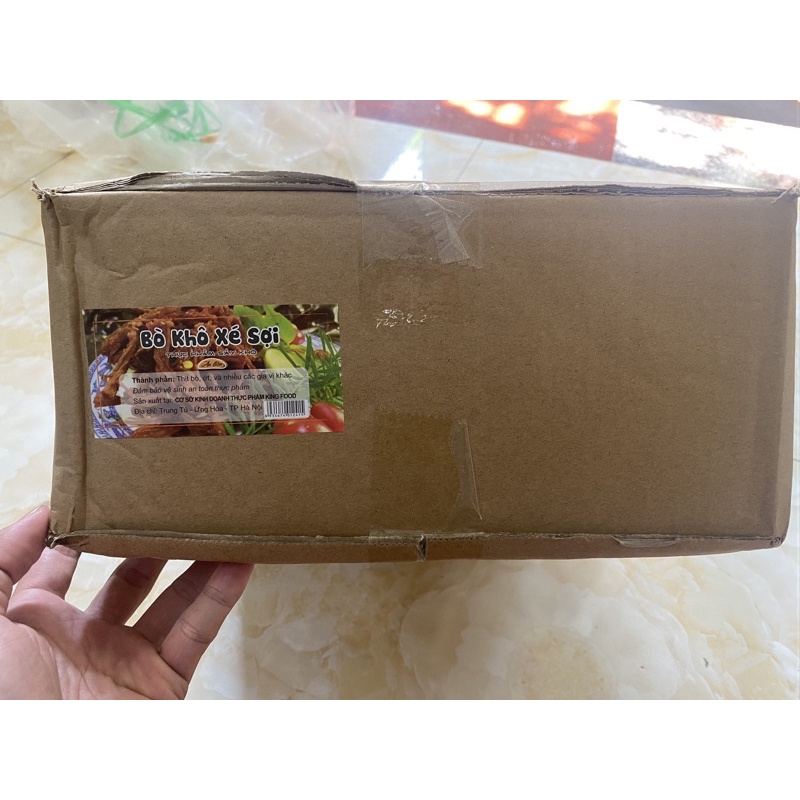 Sỉ thùng 5kg bò khô( heo giả bò) | KingFood - Thế Giới Đồ Ăn Vặt - Đồ Ăn Vặt Hà Nội | BigBuy360 - bigbuy360.vn