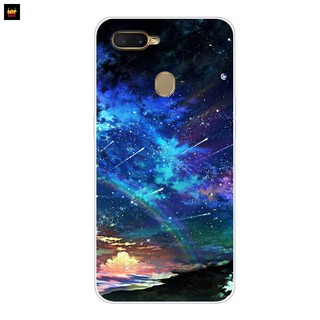 Ốp lưng OPPO A7 Vỏ điện thoại di động TPU Sơn In Hình Mềm Cho Vỏ bảo vệ Vỏ OPPO A7 A 7 OPPOA7 Silicone Case đẹp