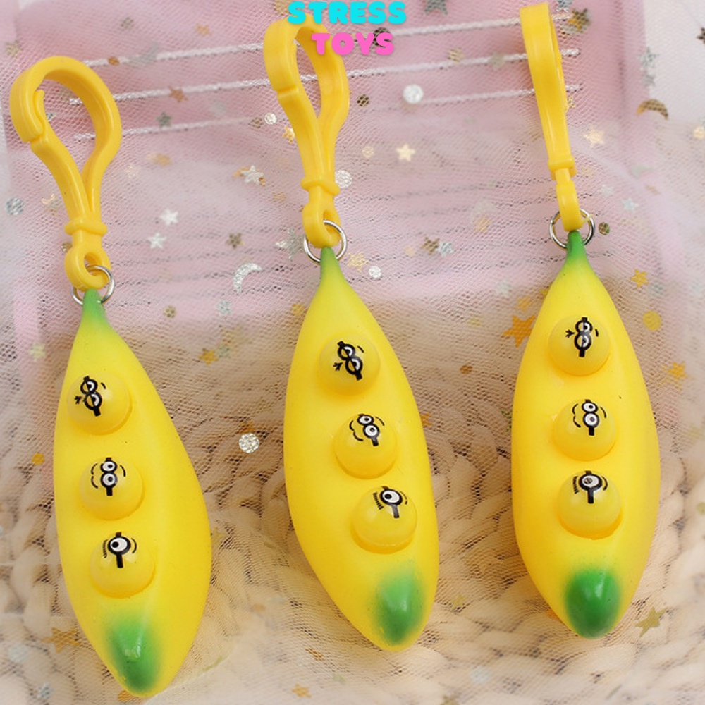 Móc khoá xe máy cute mini gà đẻ trứng, móc khóa hạt đậu xanh giá rẻ