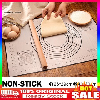 Thảm Silicon Nhào Bột Làm Bánh Chống Dính Tiện Dụng Cho Nhà Bếp