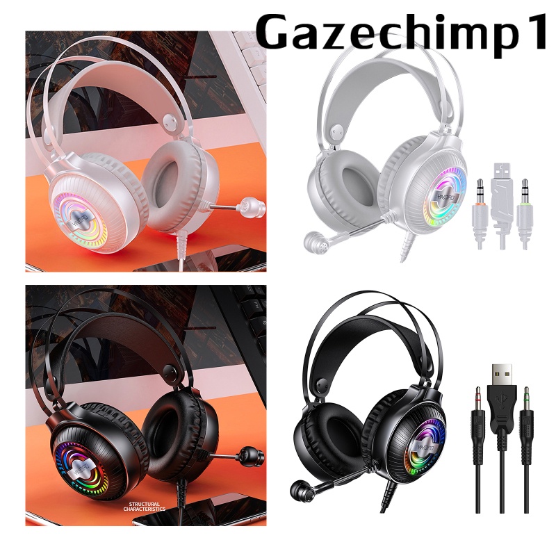 [GAZECHIMP1]Q4 Bass Stereo Over Ear Gaming Headset Headset for Gamer Soft Earmuffs