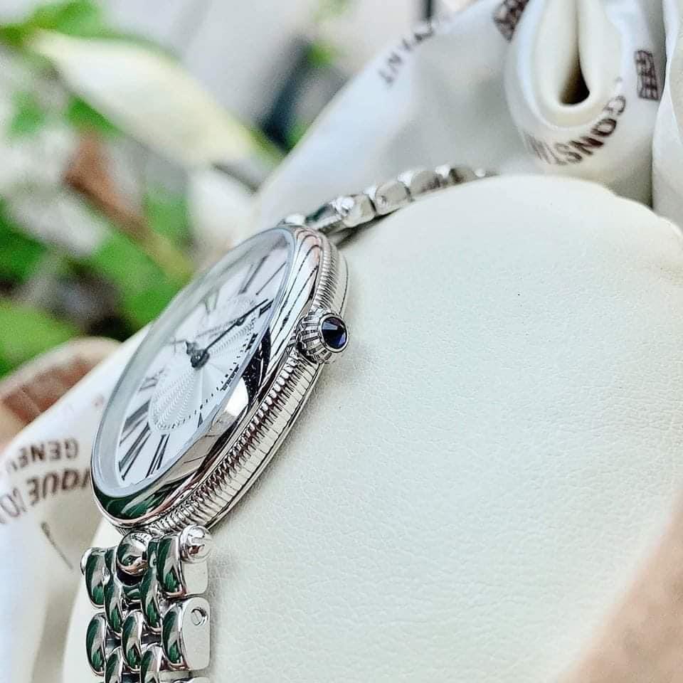 Đồng hồ nữ chính hãng Frederique Constant FC-200MPW2V6B - Máy Quartz pin Thụy Sĩ - Kính Sapphire