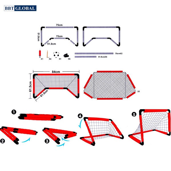 Đồ chơi khung thành bóng đá cho bé 628-71
