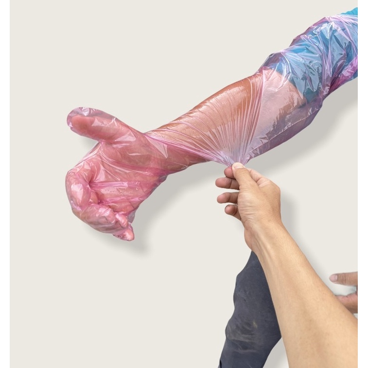 Gang tay thú y dài 90cm - gang tay thú y - gang tay an toàn thực phẩm