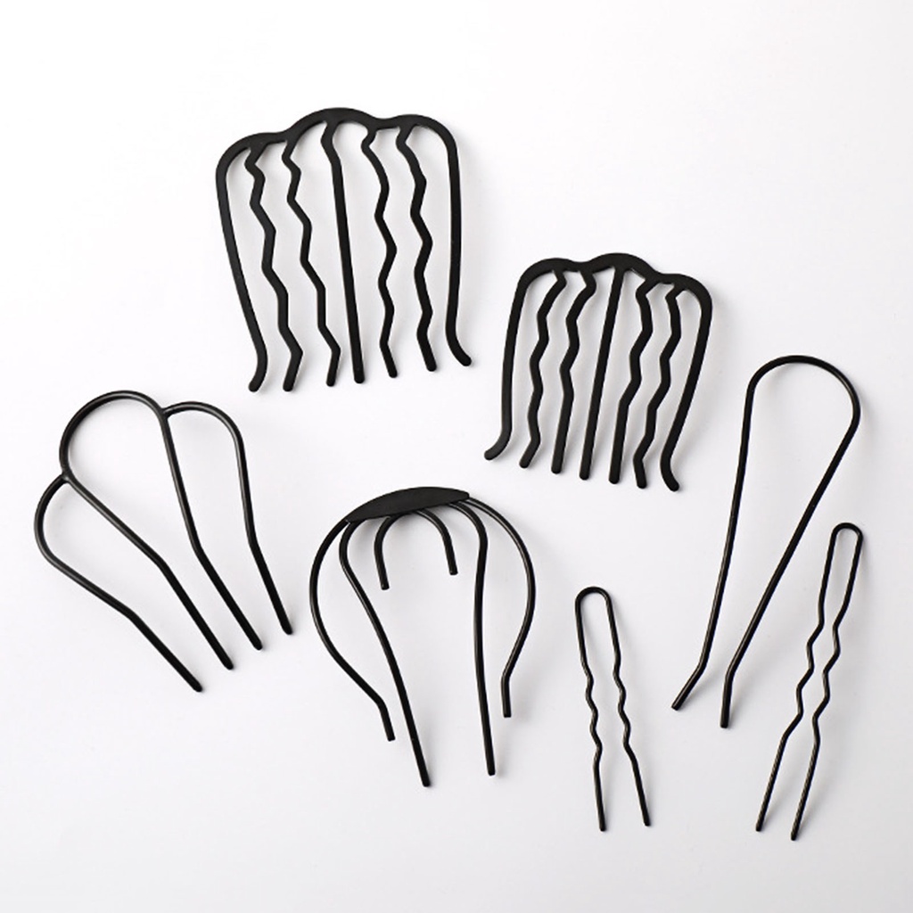 Lược Kim Loại Tạo Kiểu Tóc Búi Gợn Sóng