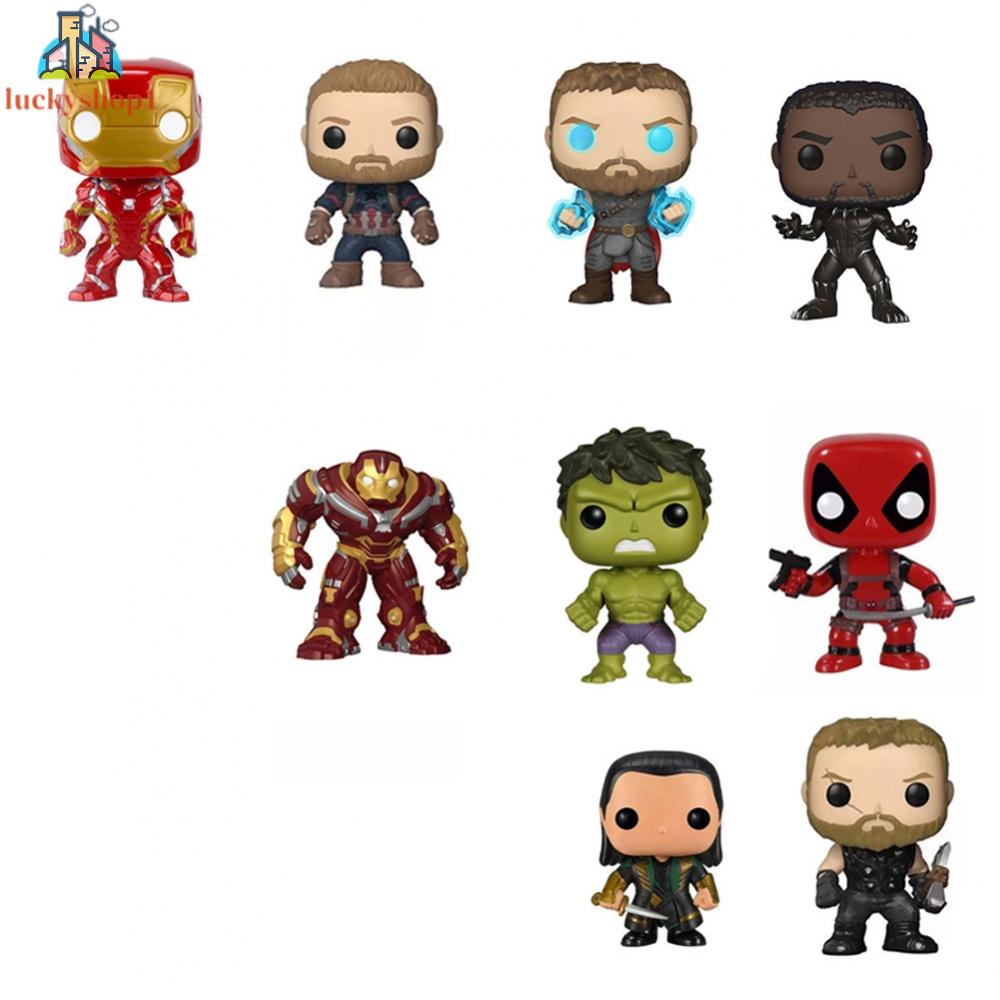 HOT S A L E Funko Pop Avengers Age Of Black Panther Hulk Thor Iron Man Vinyl Action Figure DADR