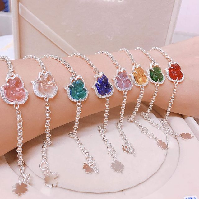 Lắc tay hồ ly bạc