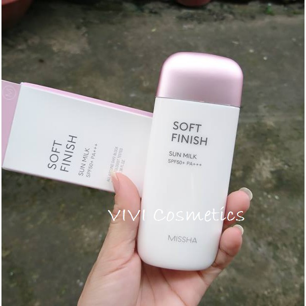 [GIÁ TỐT NHẤT]Kem Chống nắng Missha Soft Finish Sun Milk 70ML | BigBuy360 - bigbuy360.vn