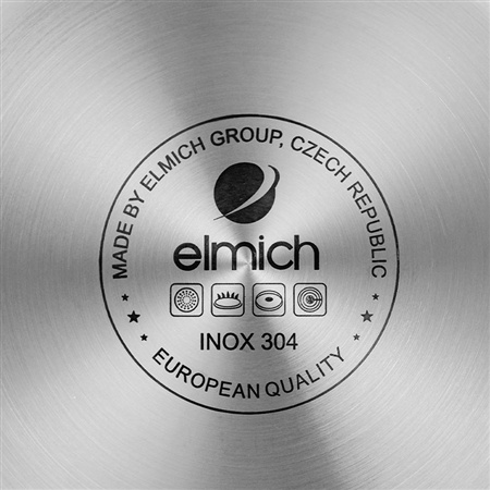 Nồi/Quánh Inox Elmich liền khối 3 lớp Elmich Trimax ECO size 16cm-28cm sang trọng - Bảo hành 10 năm
