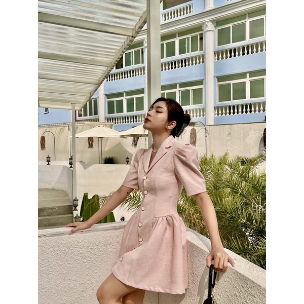 Đầm Vest kiểu nhúng eo