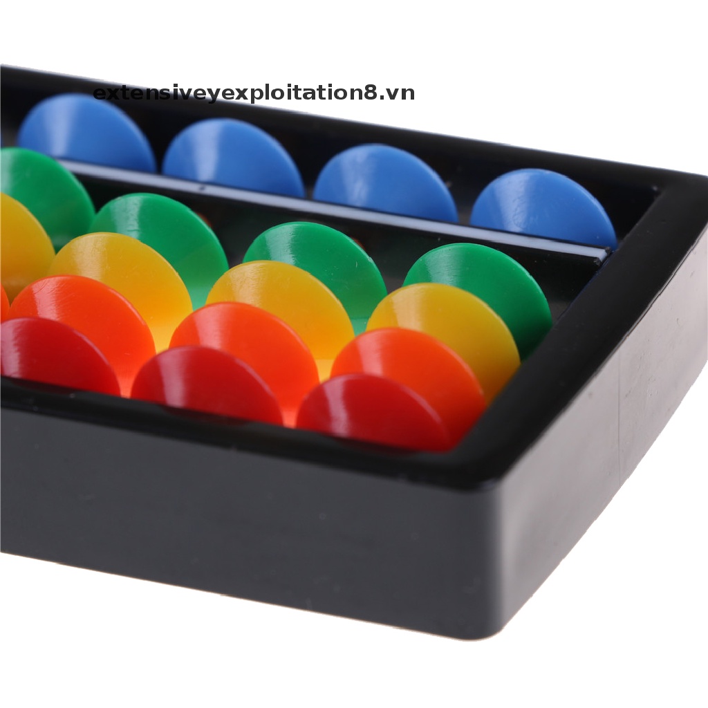 Bàn Tính 7 Chữ Số Mini Bằng Nhựa Cho Bé Học Toán