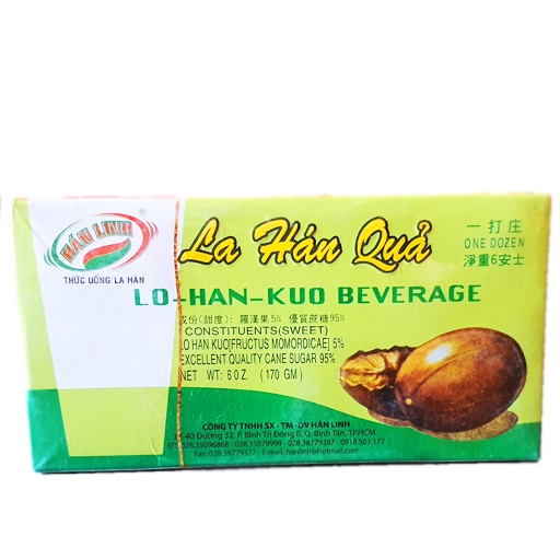 La Hán Quả Hòa Tan Hán Linh Loại Ngon 170g