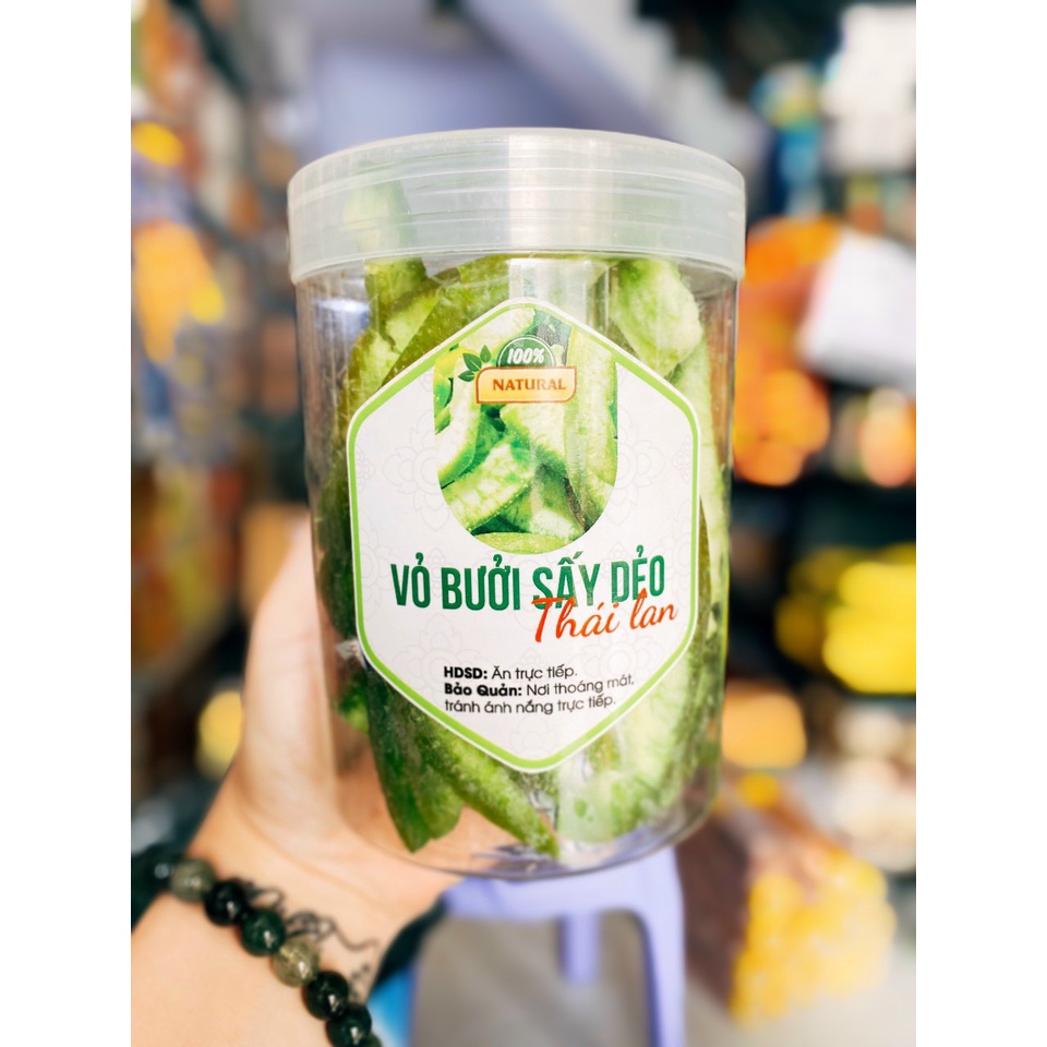 Mứt vỏ bưởi sấy dẻo hũ 350gr