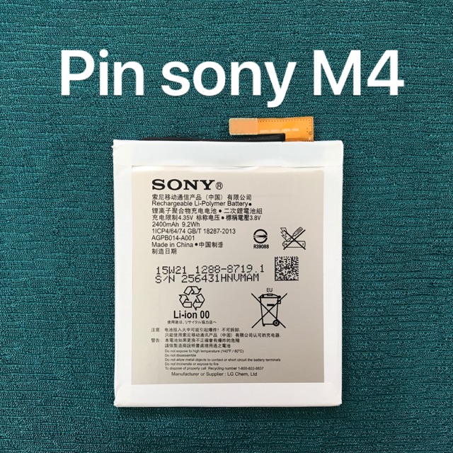 Pin sony M4