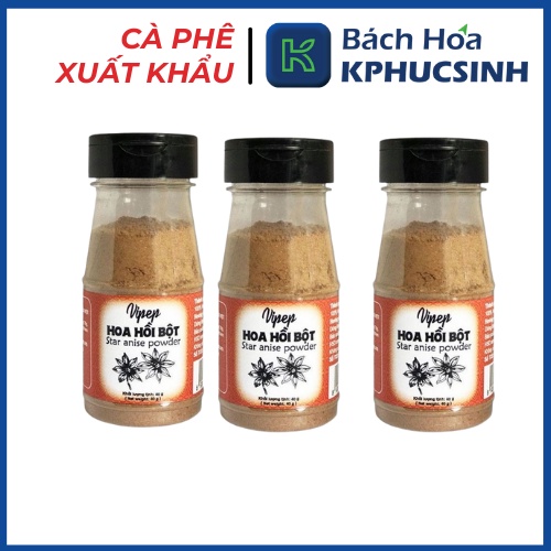 Hoa hồi bột Vipep 40g nguyên chất KPHUCSINH - Hàng Chính Hãng