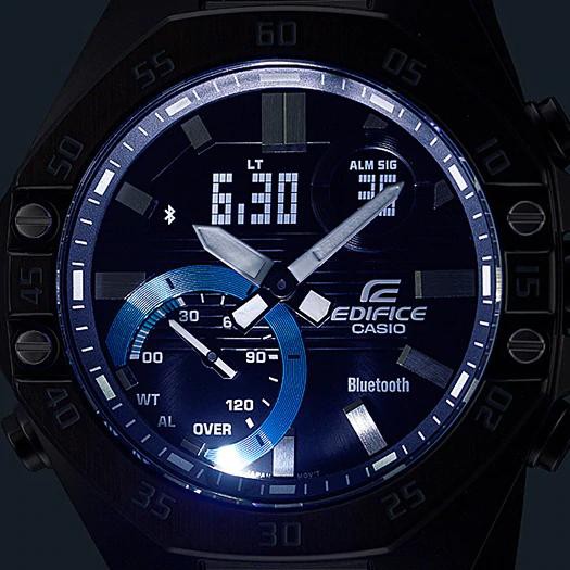 Đồng Hồ Nam Casio Dây Nhựa Chính Hãng EDIFICE ECB-10PB-1ADF