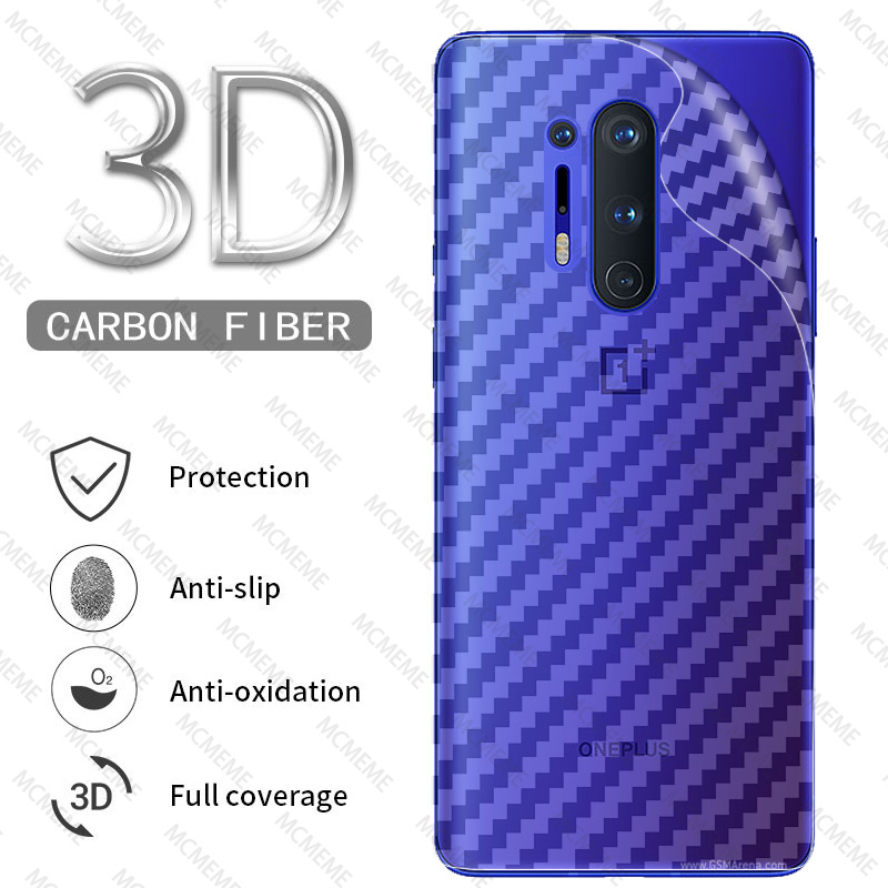 Miếng dán sợi carbon bảo vệ mặt lưng điện thoại Oneplus Nord N10 8 8T 7 7T 6 6T 5 5T Pro 1+8 1+7 1+7T 1+6T 1+5 1+5T 5G