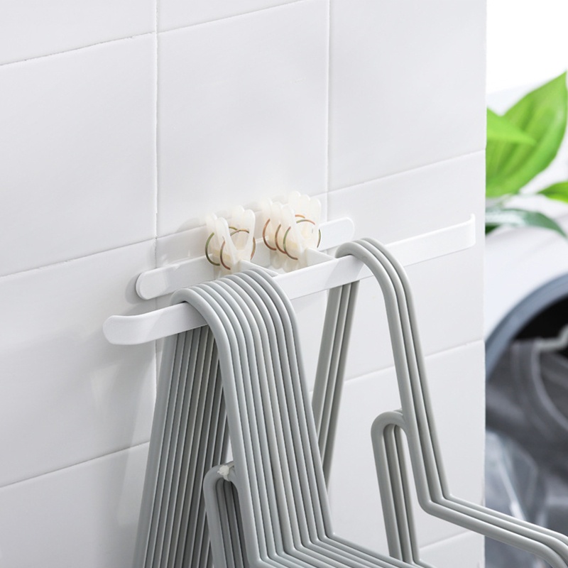 Giá Sắt Treo Tường Tự Dính Để Treo Quần Áo Tiện Dụng