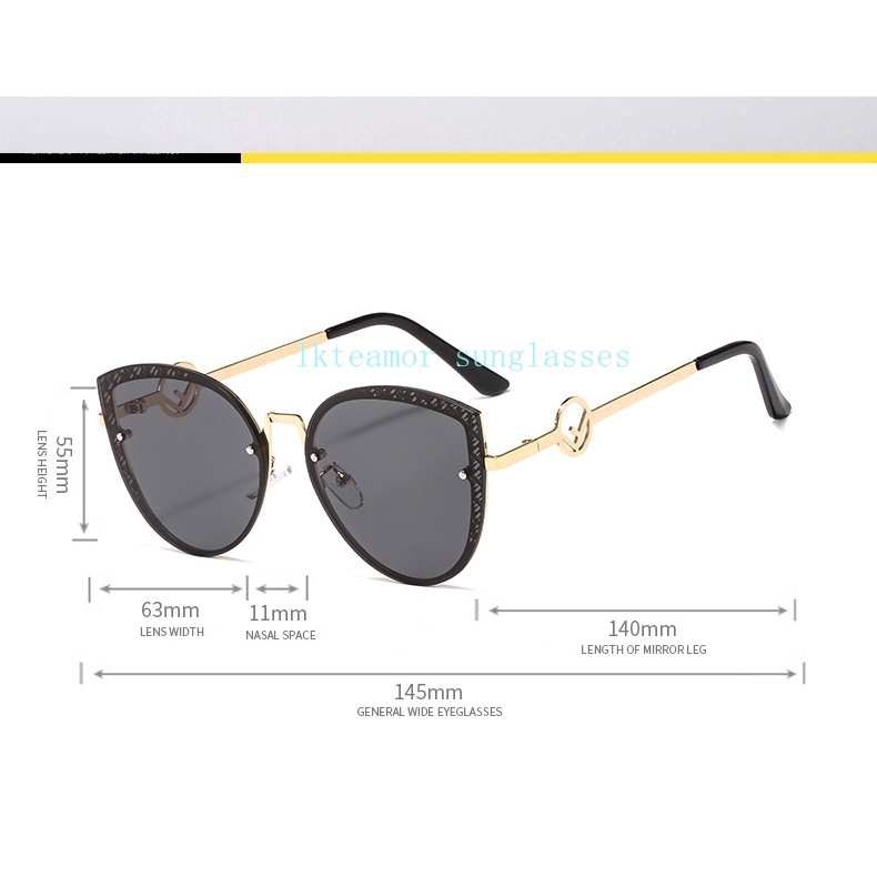 Kính mắt mèo màu gradient cổ điển thương hiệu Ý 2019