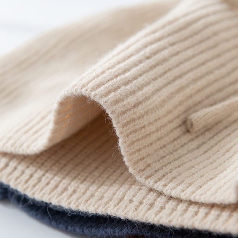 Yoioi Khăn Choàng Có Mũ Giả Có Thể Tháo Rời Dáng Dài Phong Cách Hàn Quốc Thời Trang Thu