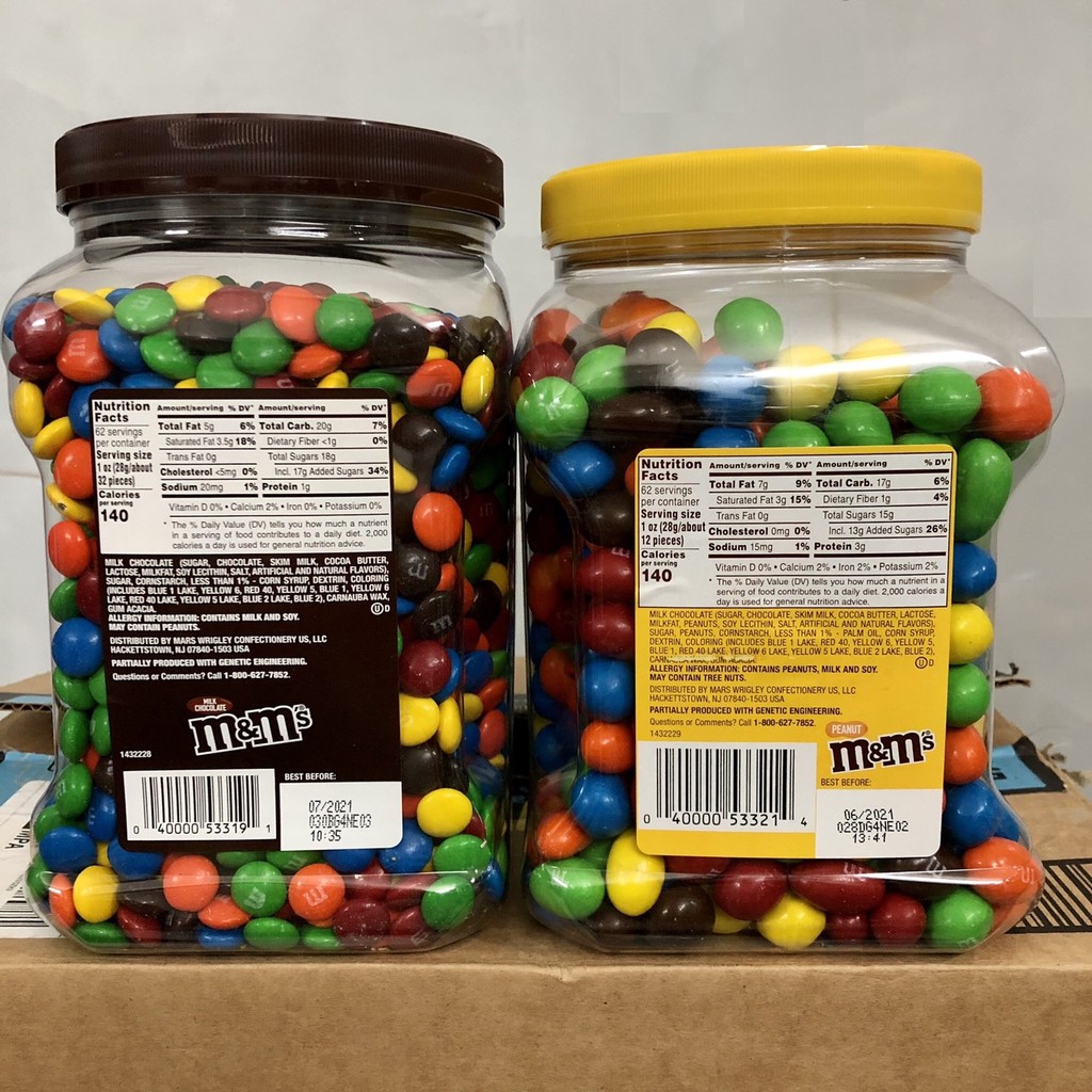 [Mã GROSALEHOT giảm 8% đơn 250K] ❤️ [Date 9/2021] Tách lẻ 100g Kẹo Socola Sữa M&M Mỹ (Không nhân/ Nhân đậu phộng) | BigBuy360 - bigbuy360.vn