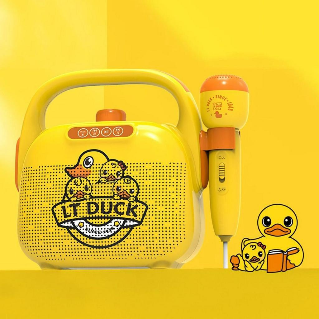 Loa micro hát karaoke chú vịt với nhiều chức năng đồ chơi âm nhạc cho bé