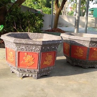 Khuôn đúc chậu cảnh bát giác 40cm